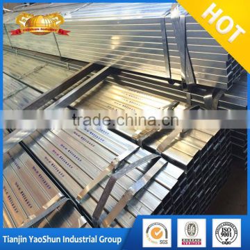 40*60mm pre Galvanized Rectangular Steel Tubes Pre Galvanised Tubes