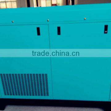 75kw 12.5 Bar AC Power Electric Motor Oil Less Factory Supply Frequency Repair Rotary Screw Air Compressor photo-2