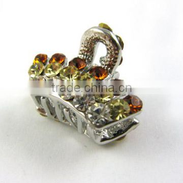 SpeciaL Claw Rhinestone Alloy Hair Clip Jaw Hairpin Like Crown