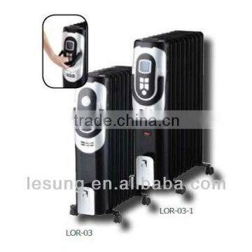 Oil radiotor heater with LCD control