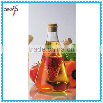 decorative olive oil glass bottle for kitchen wholesale