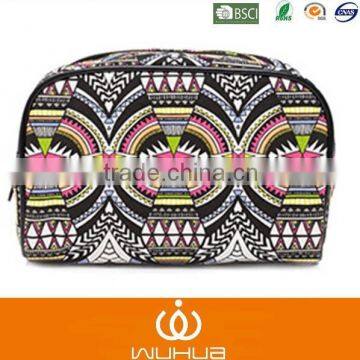 Classical and Abstract Patterned Makeup Bag /clutch bag for mascara and lipstick with zipper