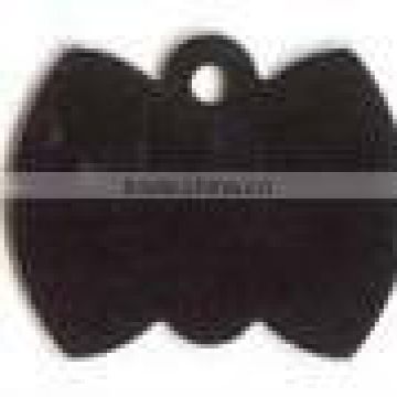 Bowtie Shaped Engravable Pet Identification Tags