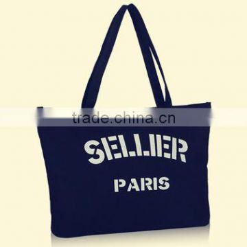 Canvas shopping bag portable canvas shoulder bag female fashion handbags schoolbags