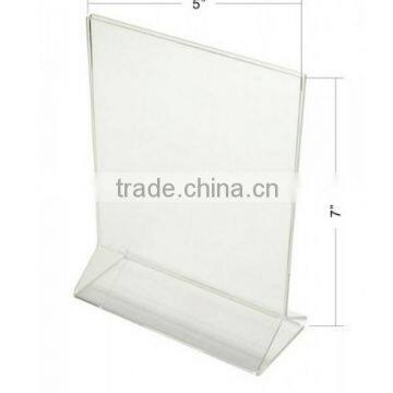 5*7" Acrylic Sign Holder, Acrylic POS Display,Acrylic Menu Holder photo-3
