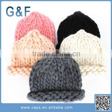 Super Grade Winter Thick Knitted Twist Cap