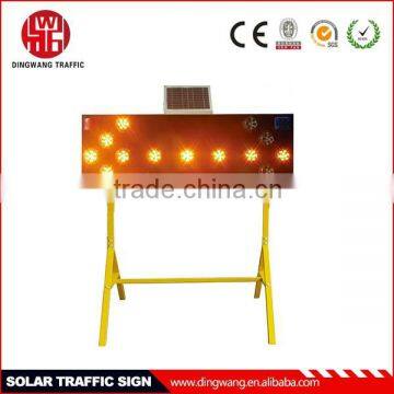 Solar guide board light solar road signs