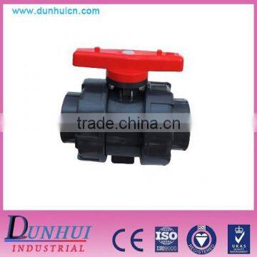 pvc double union ball valve