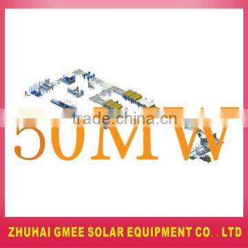 50MW Solar panel assembly line