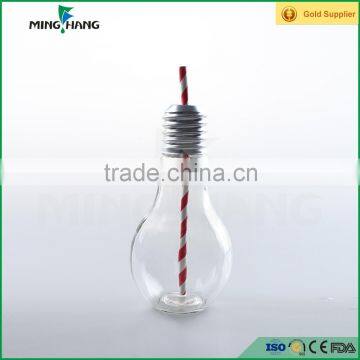 100ml/250ml/300ml/400ml/750ml Bulb Shape Strange Shape Glass Drinking Bottles for Beverage With Caps Wholesale photo-3