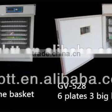 528 chicken egg hatching machine/ chicken egg incubator made in china