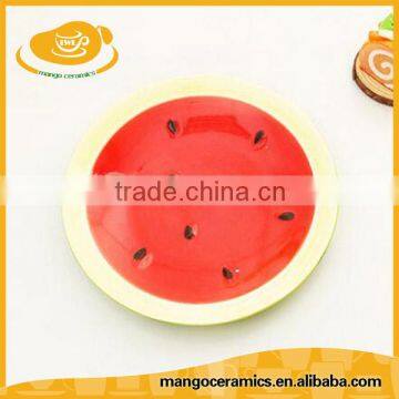 Creative Hand Painted Ceramic Fruit Plate Dessert Plate photo-2
