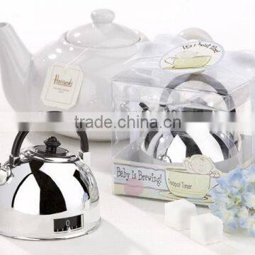 Baby Is Brewing Baby Shower Teapot Timer