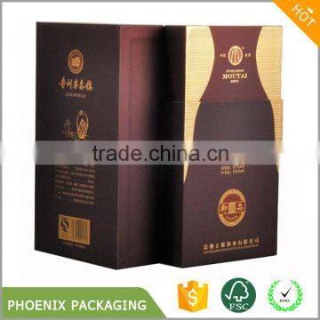 luxury printed wine box gift box packaging