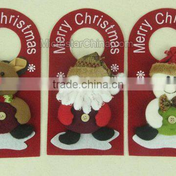 Christmas Hanging Santa reindeer snowman Door wine Decoration