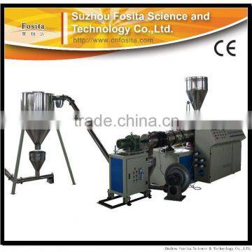 Equipment for the production of pellets PVC