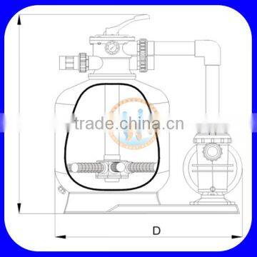 Integtated Sand Filter Pump for Above Ground Pools photo-2