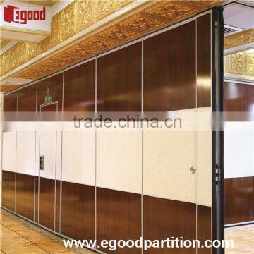 Multi Purpose room woooden operable partition wall system for resturant