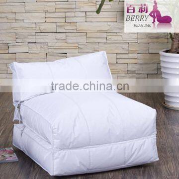 Foldaway bean bag sofa chair