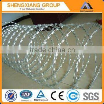 Razor barbed wire swg galvanized barbed wire sharp