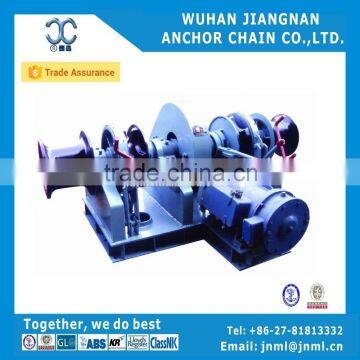 Single or Double Gypsy electric anchor winch for ship mooring