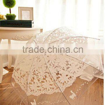 Rain transparent Umbrella Carton design kid clear umbre