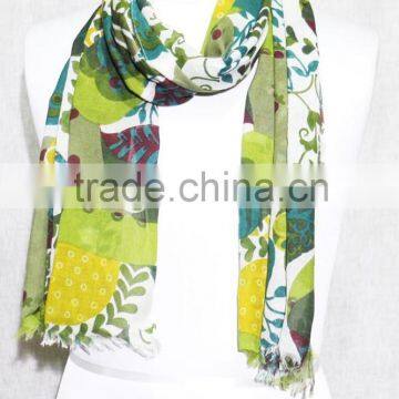 hand Printed cotton scarves Indian scarves shawls