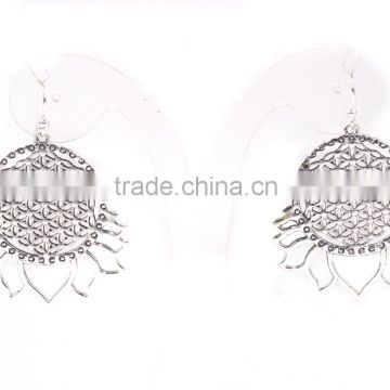 Plain Silver 925 Sterling Silver Earring