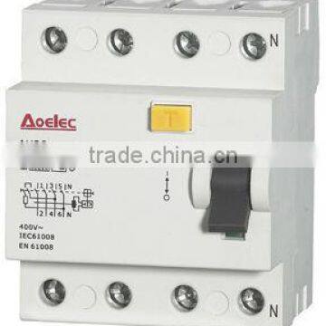 AUR3 with high breaking capacity 4P 40A 30mA ELCB RCCB