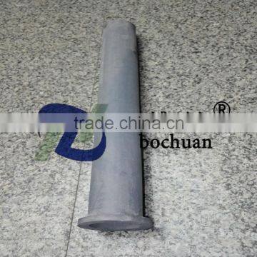 Flanged silicon carbide protection tube