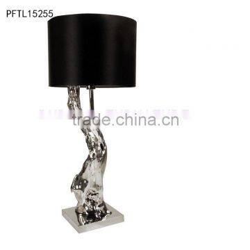 stainless steel mordern living room table lamps