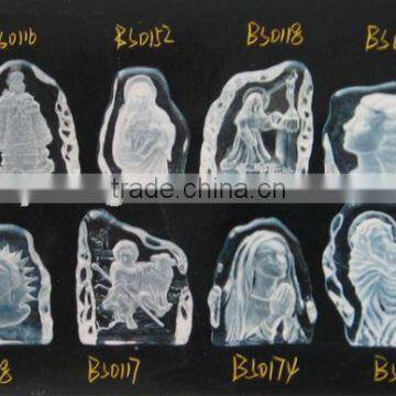 Decorative glass block