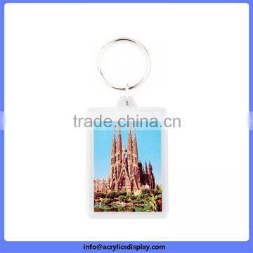 Bottom price Discount glittering acrylic keychain