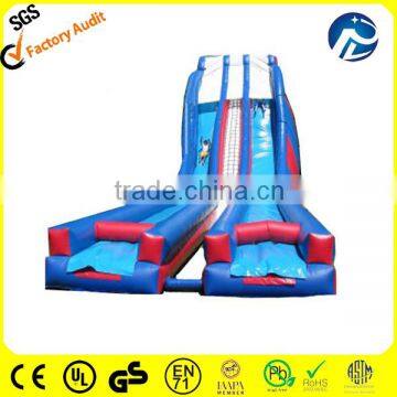 2014 Giant two lane inflatable water slide for kids and adults