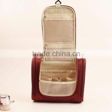 Luxury layers design plain toiletry makeup bag OEM Branded