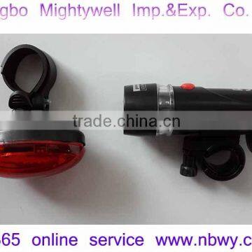 5 White LED + 5 Red LED Bicycle Safety Light Kit