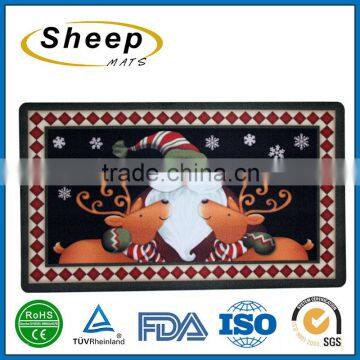 Wholesale Christmas fashion rubber floor door mat