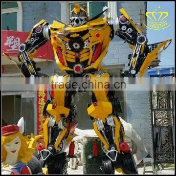 Large FRP Car Man Transformers Figure Large Wasp Landscape Sculpture photo-5