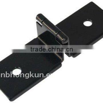 Steel hinges (black powder coating)