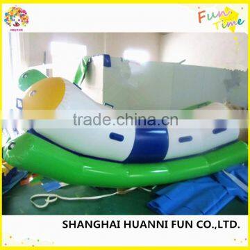 PVC colorful transparent OEM available inflatable water seesaw for water equipment