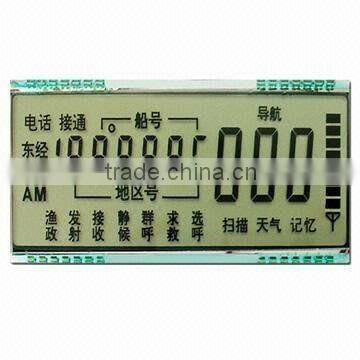 TN 7 segment lcd diplay