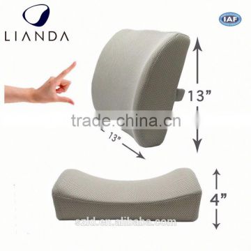 portable lumbar support cushion,portablet waist foam cushion,lumbar back support cushion