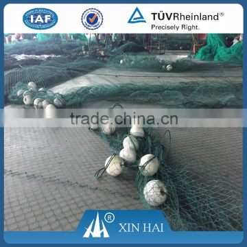 Trawl nets for river and nearby sea small fish fishing and catching on boat