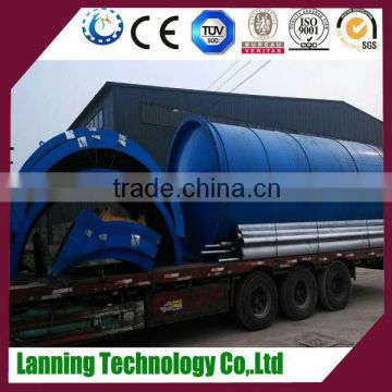 2014 the most popular green energy WASTE plastic refining to oil plant