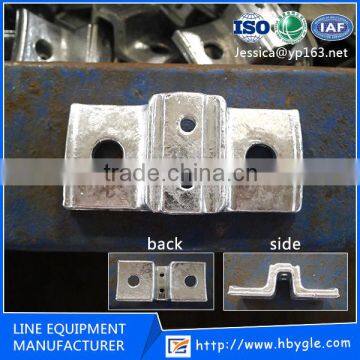 Electric Power Line Fitting Anchor Bracket / Pole Line Bracket with Screw