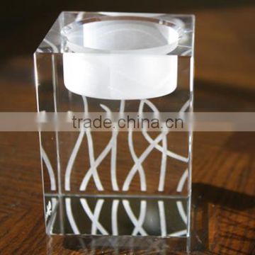 etched custom pattern candle holder