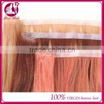 wholesale factory price hot sale tape ombre remy tape hair extension