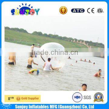 PVC or TPU Inflatable Floating Water Ball With Tizip Zipper For Pool Games photo-6