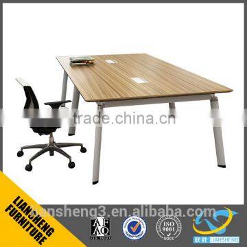 2016 Pretty design office conference table long desk for 8 person with aluminum base