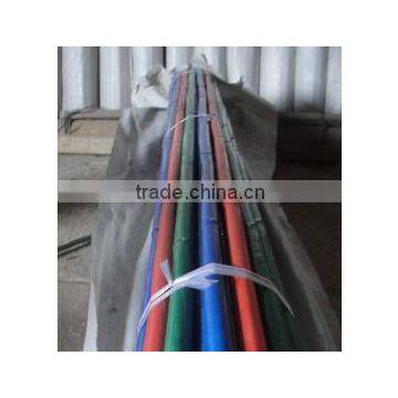 plastic coated bamboo poles